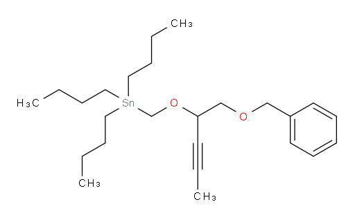 (((1-(benzyloxy)pent-3-yn-2-yl)oxy)methyl)tributylstannane
