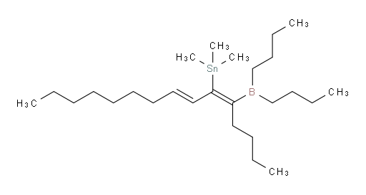 ((5E,7E)-5-(dibutylboryl)pentadeca-5,7-dien-6-yl)trimethylstannane