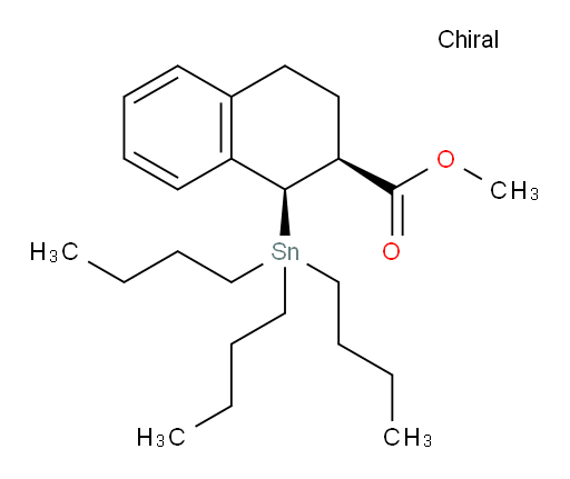 (1R,2S)-methyl 1-(tributylstannyl)-1,2,3,4-tetrahydronaphthalene-2-carboxylate