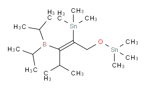 (E)-(3-(diisopropylboryl)-4-methyl-1-((trimethylstannyl)oxy)pent-2-en-2-yl)trimethylstannane