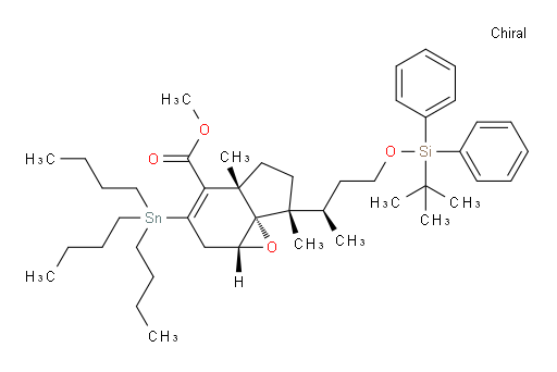 (1aR,4aS,7R,7aS)-methyl 7-((R)-4-((tert-butyldiphenylsilyl)oxy)butan-2-yl)-4a,7-dimethyl-3-(tributylstannyl)-1a,2,4a,5,6,7-hexahydroindeno[3a,4-b]oxirene-4-carboxylate