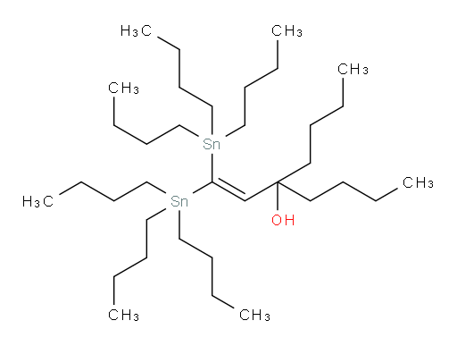 5-(2,2-bis(tributylstannyl)vinyl)nonan-5-ol