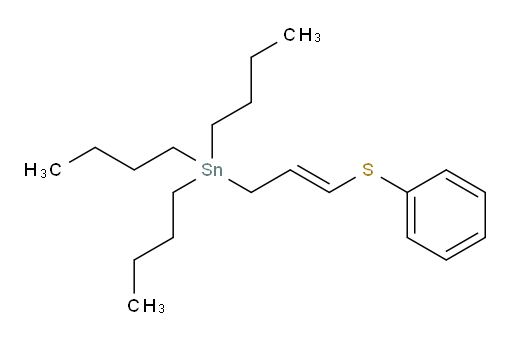(E)-tributyl(3-(phenylthio)allyl)stannane