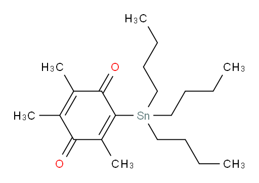 2,3,5-trimethyl-6-(tributylstannyl)cyclohexa-2,5-diene-1,4-dione