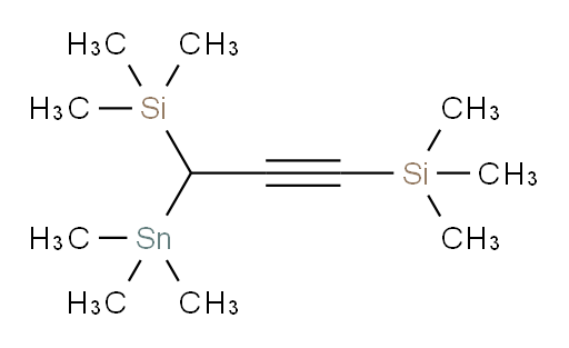 (3-(trimethylstannyl)prop-1-yne-1,3-diyl)bis(trimethylsilane)