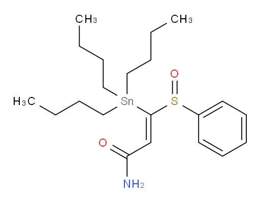 (Z)-3-(苯基亚砜)-3-(三丁基锡基)丙烯酰胺