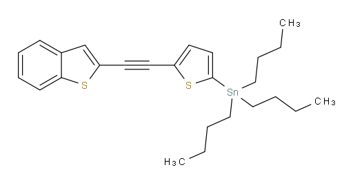 (5-(benzo[b]thiophen-2-ylethynyl)thiophen-2-yl)tributylstannane