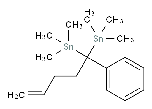 (1-phenylpent-4-ene-1,1-diyl)bis(trimethylstannane)