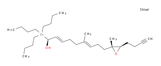 (S,2E,6E)-9-((2R,3R)-3-(but-3-yn-1-yl)-2-methyloxiran-2-yl)-6-methyl-1-(tributylstannyl)nona-2,6-dien-1-ol