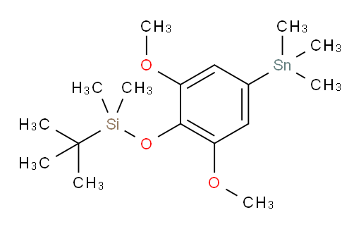 tert-butyl(2,6-dimethoxy-4-(trimethylstannyl)phenoxy)dimethylsilane
