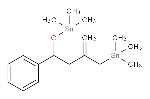 trimethyl(2-methylene-4-phenyl-4-((trimethylstannyl)oxy)butyl)stannane