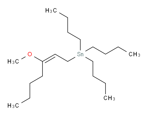 (E)-tributyl(3-methoxyhept-2-en-1-yl)stannane