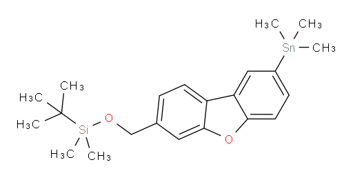 tert-butyldimethyl((8-(trimethylstannyl)dibenzo[b,d]furan-3-yl)methoxy)silane