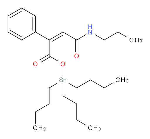 (Z)-三丁基锡基 4-氧代-2-苯基-4-(丙基氨基)丁-2-烯酸酯