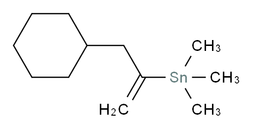 (3-cyclohexylprop-1-en-2-yl)trimethylstannane