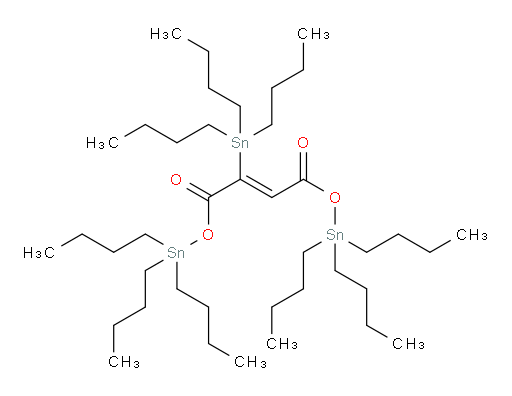 bis(tributylstannyl) 2-(tributylstannyl)fumarate