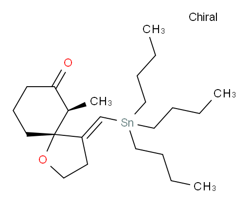 (5R,6S,E)-6-methyl-4-((tributylstannyl)methylene)-1-oxaspiro[4.5]decan-7-one