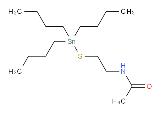 N-(2-((tributylstannyl)thio)ethyl)acetamide