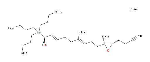 (S,2E,6E)-9-((2S,3S)-3-(but-3-yn-1-yl)-2-methyloxiran-2-yl)-6-methyl-1-(tributylstannyl)nona-2,6-dien-1-ol