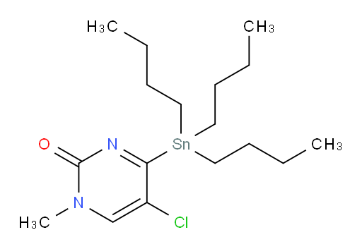 5-chloro-1-methyl-4-(tributylstannyl)pyrimidin-2(1H)-one