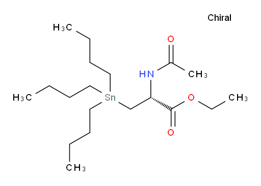 (R)-ethyl 2-acetamido-3-(tributylstannyl)propanoate