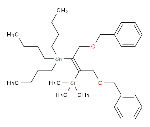 (Z)-(1,4-双(苄氧基)-3-(三丁基锡基)丁-2-烯-2-基)三甲基硅烷