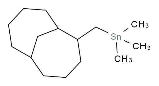 (bicyclo[4.4.1]undecan-2-ylmethyl)trimethylstannane