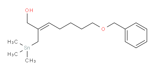 (Z)-7-(benzyloxy)-2-((trimethylstannyl)methyl)hept-2-en-1-ol