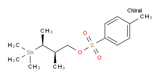(2R,3S)-2-methyl-3-(trimethylstannyl)butyl 4-methylbenzenesulfonate
