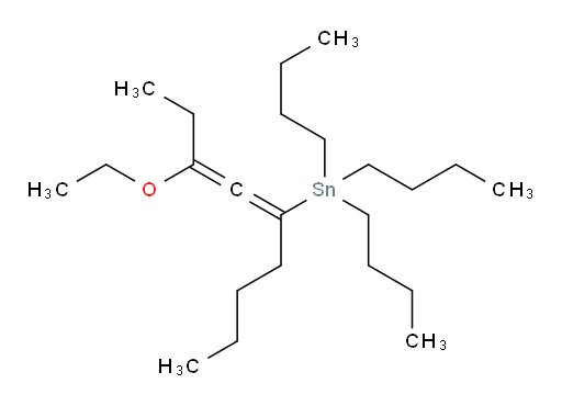 tributyl(3-ethoxynona-3,4-dien-5-yl)stannane