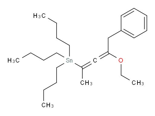 tributyl(4-ethoxy-5-phenylpenta-2,3-dien-2-yl)stannane