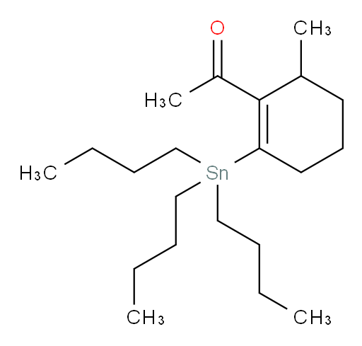 1-(6-methyl-2-(tributylstannyl)cyclohex-1-en-1-yl)ethanone
