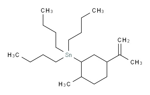 tributyl(2-methyl-5-(prop-1-en-2-yl)cyclohexyl)stannane