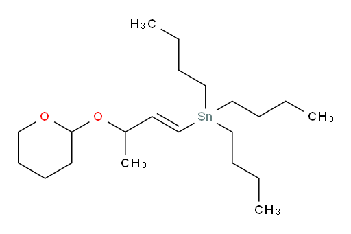 (E)-tributyl(3-((tetrahydro-2H-pyran-2-yl)oxy)but-1-en-1-yl)stannane