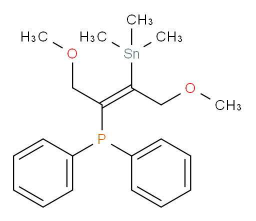 (E)-(1,4-dimethoxy-3-(trimethylstannyl)but-2-en-2-yl)diphenylphosphine