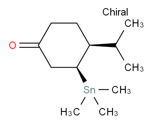 (3S,4S)-4-isopropyl-3-(trimethylstannyl)cyclohexanone