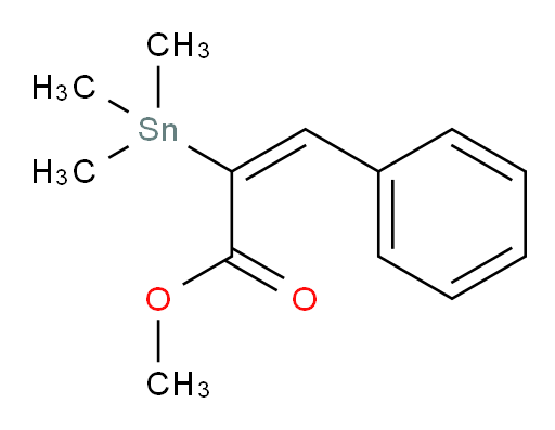 (E)-methyl 3-phenyl-2-(trimethylstannyl)acrylate