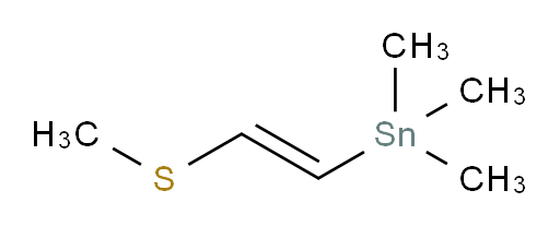 (E)-trimethyl(2-(methylthio)vinyl)stannane