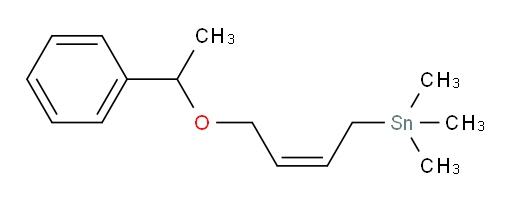 (Z)-trimethyl(4-(1-phenylethoxy)but-2-en-1-yl)stannane
