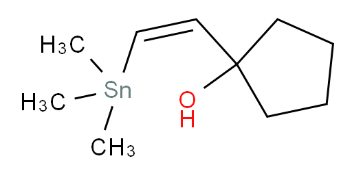 (Z)-1-(2-(trimethylstannyl)vinyl)cyclopentanol