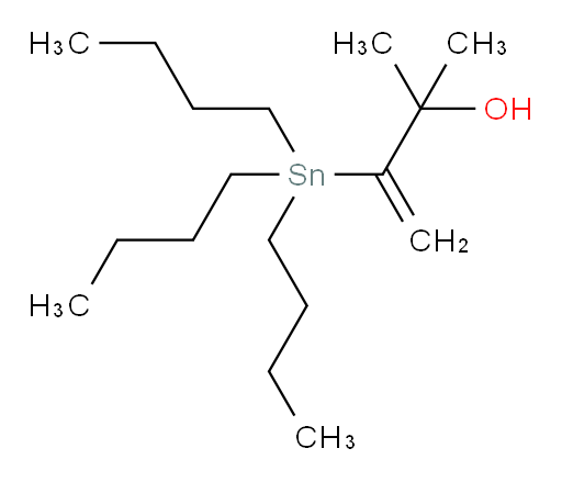 2-methyl-3-(tributylstannyl)but-3-en-2-ol