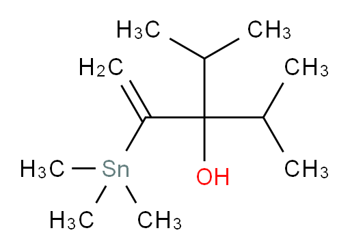 3-isopropyl-4-methyl-2-(trimethylstannyl)pent-1-en-3-ol