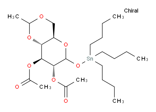 (4aR,7R,8S,8aR)-2-methyl-6-((tributylstannyl)oxy)hexahydropyrano[3,2-d][1,3]dioxine-7,8-diyl diacetate