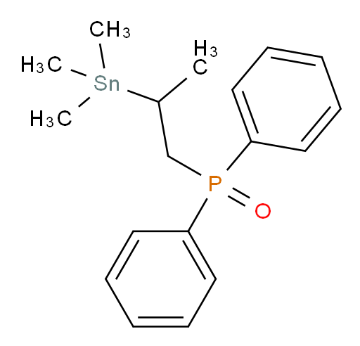 diphenyl(2-(trimethylstannyl)propyl)phosphine oxide