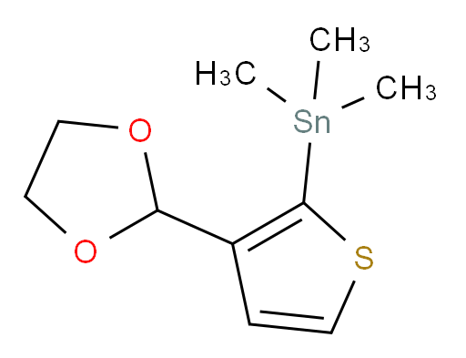 (3-(1,3-dioxolan-2-yl)thiophen-2-yl)trimethylstannane
