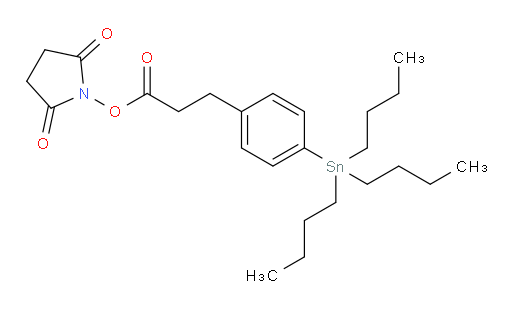 2,5-dioxopyrrolidin-1-yl 3-(4-(tributylstannyl)phenyl)propanoate