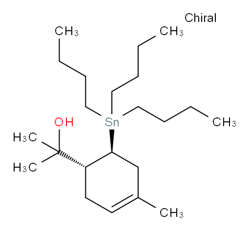 2-((1R,6S)-4-methyl-6-(tributylstannyl)cyclohex-3-en-1-yl)propan-2-ol