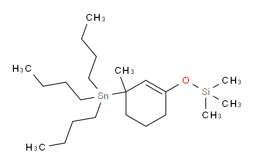 trimethyl((3-methyl-3-(tributylstannyl)cyclohex-1-en-1-yl)oxy)silane