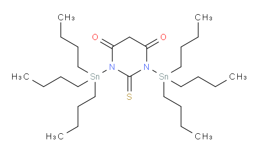 2-thioxo-1,3-bis(tributylstannyl)dihydropyrimidine-4,6(1H,5H)-dione