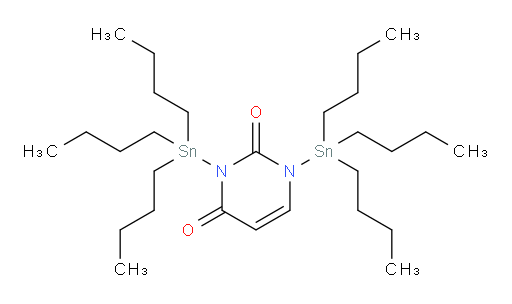 1,3-bis(tributylstannyl)pyrimidine-2,4(1H,3H)-dione